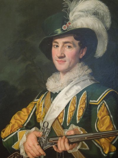 Alois Jelen in the Role of Max from Der Freischütz (1826) by Antonin Machek